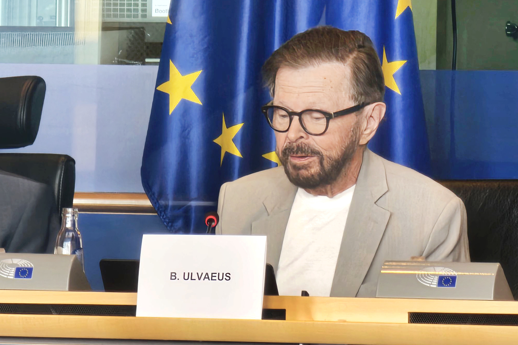 European creators led by Björn Ulvaeus (ABBA) meet top EU policymakers to ensure Transparency, Consent, and Remuneration for creators in AI market